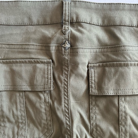 PRANA womens size 0 olive green ankle pants - Picture 9 of 10